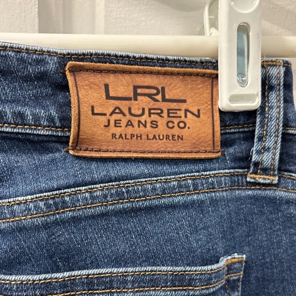 Lauren Ralph Lauren Modern Straight Curvy Jeans Size 4 Medium Wash Stretch